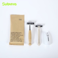 Pochette en papier kraft imprimée avec logo personnalisé, kit d'articles de toilette pour hôtel, ensemble d'accessoires d'hôtel jetables écologiques pour les chambres d'hôtel