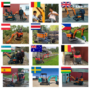 Mini-excavatrice SHANDING de 3,5 tonnes, petite pelle sur chenilles, excavatrice hydraulique pour travaux d'aménagement paysager, de construction et de terrassement - Product Image 6