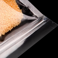 Emballage personnalisé pour noix de cajou, sachet debout laminé en PE, fermeture éclair, sac refermable, personnalisable, chewing-gum, lait