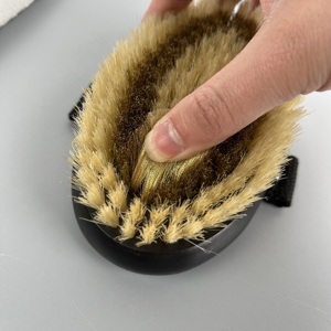 Brosse corporelle exfoliante en cuivre ionique premium, brosse à sec pour le corps, brosse à poils de sanglier pour la circulation sanguine - Product Image 2