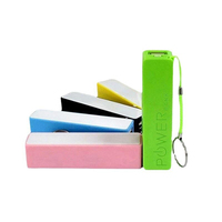 Batterie externe portable 2600 mAh en forme de parfum avec micro USB universel pour téléphones mobiles et autres produits numériques