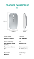 Ratón Inalámbrico para PC Portátil, Ratón de Oficina Colorido, Accesorio Portátil para Computadora, Ratones Silenciosos