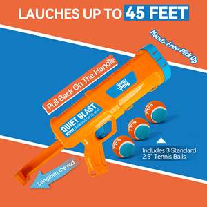 Lanzador Interactivo de Pelotas de Tenis para Perros AFP de Largo Alcance para Exteriores Lanzador de Pelotas Portátil para Perros con Retroceso Manos Libres Juguete para Mascotas - Product Image 2