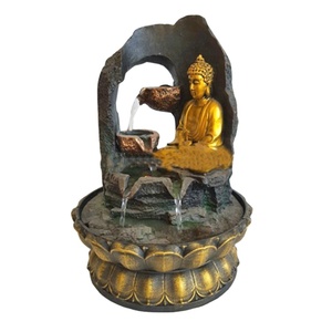 Resina <span class=keywords><strong>Buda</strong></span> de fuentes <span class=keywords><strong>con</strong></span> luz - Product Image 1