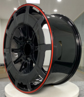 Rines de Fibra de Carbono Personalizables de 18-24 Pulgadas para Autos, Rines G500 G63 W464 W463 Forjados para Mercedes, Aptos para Todos los Autos