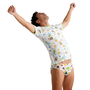 Maglietta stampata per adulti a forma di orsetto, top per adulti con bottoni a pressione sulle spalle per uomo, bellissimi vestiti ABDL - Product Image 2