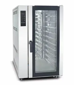 Commercial smart computer panel convection oven 10 trays with hot air rotating fan microwave convection oven