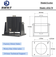 JZQ-70 Excitador Modal de 700N, Mesa Vibratoria Pequeña para Pruebas de Vibración Ambiental y Fatiga