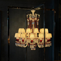 Maria Theresas lustre de plafond en cristal de luxe pour hôtel restaurant salle de mariage lustre