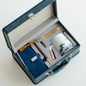 Personnalisé d'entreprise luxe coffret cadeau pour client <span class=keywords><strong>Patron</strong></span> collègue client avec tasse à thé en cuivre cadeaux souvenirs vente en gros - Product Image 1