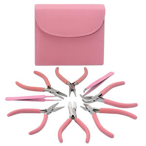 Export Quality Hair Extension <b>Tool</b> Kit Braiding Accessories Hair Clips Tap In Pliers <b>Thread</b> Shears Loop Hook for Hair Extension - Product Image 5