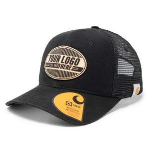 Gorra de béisbol de camionero Fuzzy común de malla bordada con logotipo personalizado con espacios en blanco con estampado de hojaldre - Product Image 5