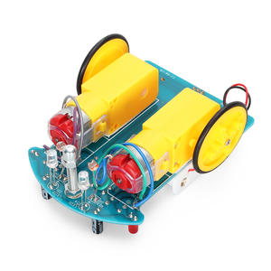 New STEM Robot Kit truy nguyên 2WD Robot Starter kit tự làm số lượng lớn chưa lắp ráp PCB/pcba IC giáo dục điện tử Robot Kit cho trẻ em - Product Image 3