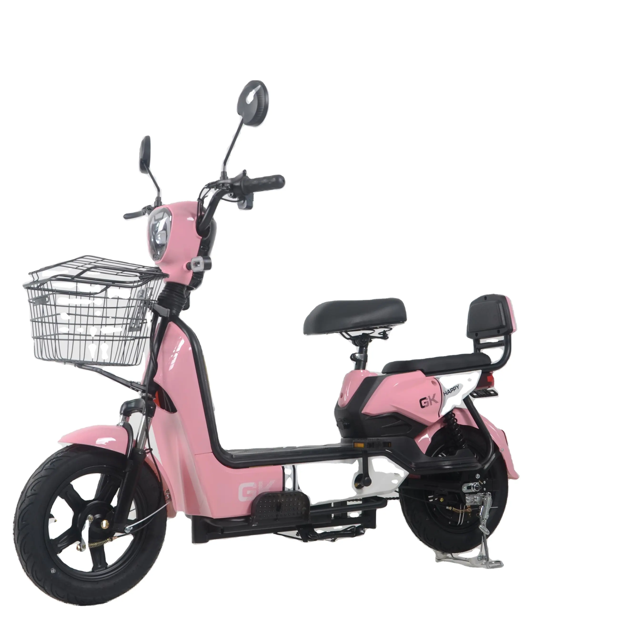 Fábrica diretamente preço feito na china 48v 350w bicicleta elétrica para adulto ebike com cesta