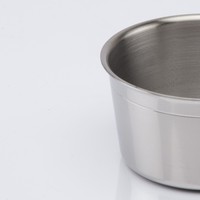 Casserole conique classique en acier inoxydable 1 pièce, batterie de cuisine multifonctionnelle avec longue poignée, 1 couche, épaisseur 1,0 mm, compatible induction