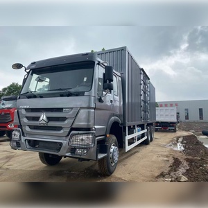 Camión de Carga Usado Sinotruk HOWO 6x4 371HP con Puerta Lateral, Carrocería Cerrada, Camión de Transporte Comercial de Servicio Pesado de <span class=keywords><strong>Segunda</strong></span> <span class=keywords><strong>Mano</strong></span> - Product Image 3