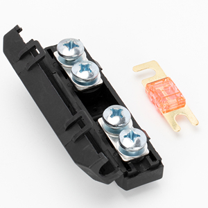 Porte-fusible ANL compact, bloc de fusibles mini 4 postes avec couvercle étanche, ignifuge, pour <span class=keywords><strong>voiture</strong></span>, marine, camion, camping-car, projets de bricolage - Product Image 5