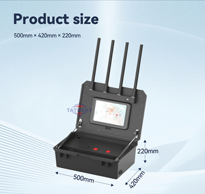 Xách tay Drone Detector điều khiển từ xa đen trắng danh sách phát hiện 10km phạm vi phát hiện đồng thời 30 bay không người lái trong nhà/ngoài trời sử dụng - Product Image 5