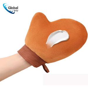 Guante de Flocado de 15.5x22cm - Aplicación Rápida de Loción Corporal, <span class=keywords><strong>Autobronceador</strong></span> y Masaje, Resistente al Agua, Suave y Fácil de Limpiar - Product Image 2