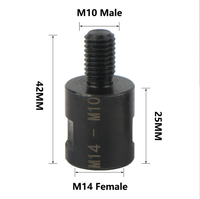 Adaptador para Amoladora Angular, Broca Convertidora, Varilla de Conversión de M10 a M14 a Rosca Americana 5/8-11 a M14