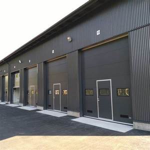 Portes <span class=keywords><strong>de</strong></span> <span class=keywords><strong>garage</strong></span> modernes d'occasion avec conception coupe-vent, surface finie et options <span class=keywords><strong>de</strong></span> petites portes et fenêtres - Product Image 3