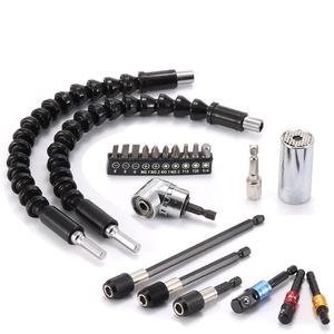 21PCS tay áo nhanh chóng thay đổi phổ Flex trục bit góc ma thuật tay áo quảng cáo kết nối rod bit đầu Bộ - Product Image 1
