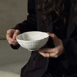 จานและชามเซรามิกรูปใบโคลเวอร์สี่แฉกนำโชคชุดจานของหวานและพาสต้าชั้นสูงสำหรับใช้ในครัวเรือน - Product Image 6