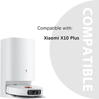 Pièces et accessoires de rechange pour aspirateur robot Xiaomi X10+ / X10 Plus B101GL : brosse latérale principale, filtre HEPA, serpillière, sac à poussière