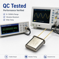 Résonateur à cristal de quartz EvolE Tech EVOL-JA110 8-130 MHz, résistant aux vibrations, large plage de température, boîtier métallique pour la communication, le contrôle et la synchronisation