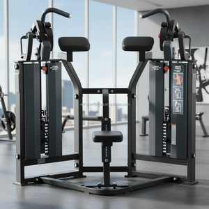 อุปกรณ์ออกกำลังกายแบบปรับได้สำหรับบริหารกล้ามเนื้อไบเซ็ปส์ด้านข้าง ใช้ระบบเหล็กน้ำหนักแบบ ISO สำหรับการฝึกความแข็งแรงของแขนและหลัง เหมาะสำหรับใช้งานเชิงพาณิชย์ <span class=keywords><strong>HYPER</strong></span> FITNESS - Product Image 2