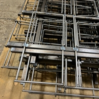 Service de Fabrication Métallique Personnalisé : Cadre de Soudure en Barre Ronde de Fer, Structure de Support Industrielle en Acier, Usine OEM