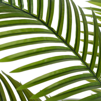 Palmier artificiel courbé de haute qualité de Dubaï, en plastique, résistant aux UV, écologique, vert, 150 cm, pour décoration extérieure