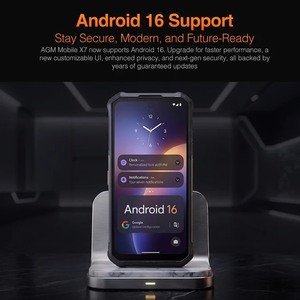 Smartphone robuste 5G AGM X7 Android 16 10000mAh Charge rapide 33W IP68 IP69K NFC Double SIM Version globale eSIM - Product Image 2