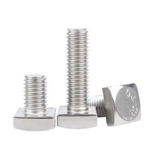 Tornillos de Cabeza Cuadrada de Acero Inoxidable 304 de Fábrica Bibo Yaente, Tornillos de Cabeza Cuadrada, Tornillos en T para Montaje Solar, Tornillos de Ranura en T 304 - Product Image 3