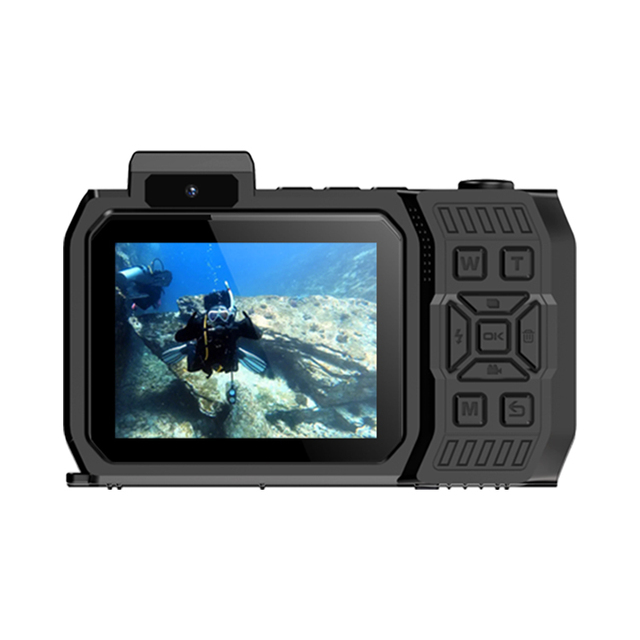 ABS Aluminum Alloy Cameras Fully Automatic Focus Waterproof Sports D50 Digital Camera for HD Photo Video