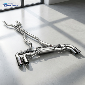 Sistema de Escape Cat-Back de Alto Flujo con Válvulas de Acero Inoxidable para BMW X5M X6M con Integración de Válvulas de Fábrica - Product Image 5