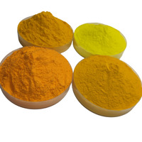 Peinture en poudre époxy polyester thermofusible jaune-orange, anti-corrosion, pulvérisable, couleurs RAL personnalisées, peinture pour meubles, directement de l'usine