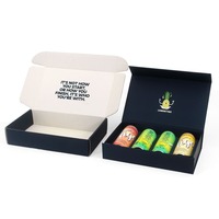 Boîte à boissons en carton avec logo personnalisé pour les canettes de soda Matériaux UV recyclés Emballage de cadeau d'expédition écologique pour les boissons au jus