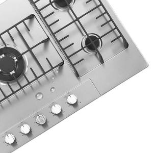 Estufa de Gas de Acero Inoxidable de 5 Quemadores para el Hogar, Precio al por Mayor, 915*510 mm, OEM/ODM, Personalizable, Integrada, de Gas Natural - Product Image 3