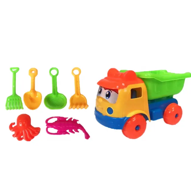Wholesale Summer Outdoor Plastic Sand Toy Truck Beach Truck Toys Beach Toys Set