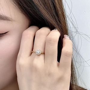 Cincin Oval Pita Hati Merah Muda Trendy Perak Sterling S925 Pan Jiadora dengan Aksen Emas, Hadiah Ulang Tahun Wanita Kelas Atas yang Unik - Product Image 3
