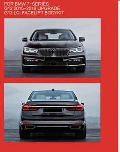 Kit de Carrocería para BMW Serie 7 G12 2015-2019, Actualización a G12 Lci Facelift - Product Image 2