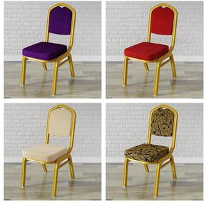 Chaise en acier royale empilable pour salle à manger, hôtel, mariage, banquet, réunion VIP, restaurant, événement, fête, salle d'attente, <span class=keywords><strong>pas</strong></span> <span class=keywords><strong>cher</strong></span> - Product Image 2