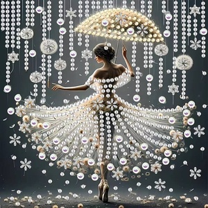 XIXI Peinture Diamant 5D Peinte à la Main DIY 20*20cm Kit d'Art en Strass Cristal Entièrement Brodé Encadré pour Décoration Murale Domestique - Product Image 1