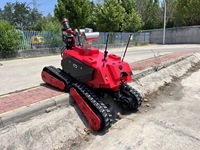 Robot Pemadam Kebakaran Guoxing RXR-MC100BGD dengan Pelat Baja Fleksibel, Keamanan Tinggi, dan Kontrol Jarak Jauh untuk Penanggulangan Kebakaran Darurat