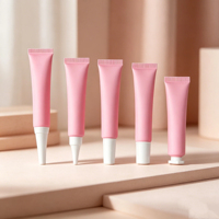 Spot Goods 20ml Rose Givré Mat Cosmétique Emballage Bouteille 20gml En Plastique Vide Squeeze Tip Trial Pack pour Rouge À Lèvres Lipgloss