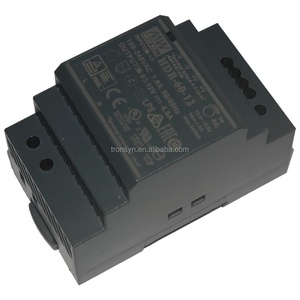 Alimentation électrique Meanwell HDR-60-12 en forme de marche pour rail DIN, 12V, ultra-mince, pour LED - Product Image 5