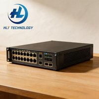 Switch de Fibra Óptica Administrado de 24 Puertos 6730S-H24X6C-A con 6 Uplinks QSFP de 40G, Switch Core Inalámbrico AC de Capa 3 Integrado, 2.4Tbps