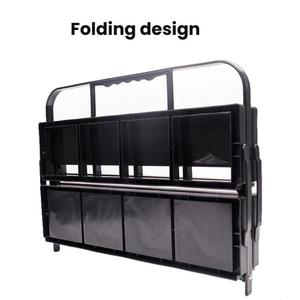 Estante de vino plegable de 8 agujeros, cesta de bebidas portátil, soporte para botella de agua deportiva - Product Image 3