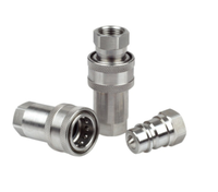 Raccords rapides bidirectionnels GUTE 3/8 pouce NPT pour tracteur compact, hydraulique, 3ème fonction, jusqu'à 5000 PSI